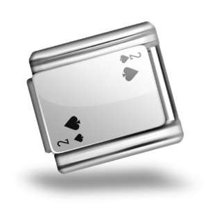  Italian Charms Original Two of spades   Deuce / card game 