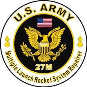  United States Army MOS 27M Multiple Launch Rocket System 