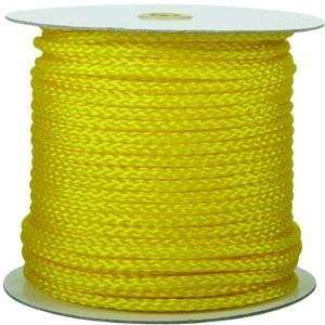   Polypropylene Braided Rope, 1/4X250 POLY BRAID ROPE