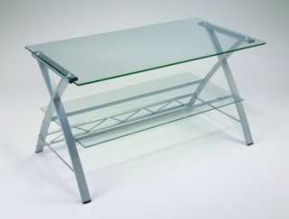 Glass Modern Coffee Table or TV Stand   