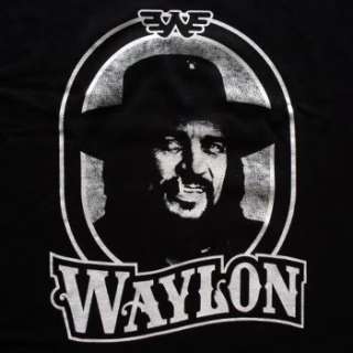 Waylon Jennings t shirt vintage style long sleeve & tall & womens 01 