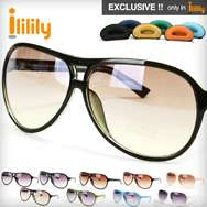 Brand New Brown Mens Sunglasses Wayfarer ★FREE Hardcase  