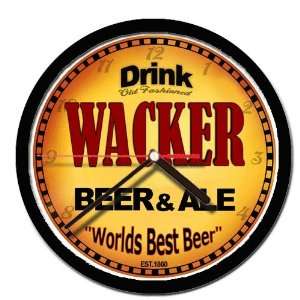 WACKER beer and ale cerveza wall clock: Everything Else