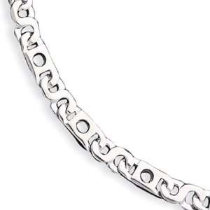   6.5mm, Sterling Silver, Figure 8 Link Chain, 24 inch Jewelry