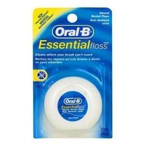Oral B Essential Floss Waxed 55 Yards (Pack of 6)