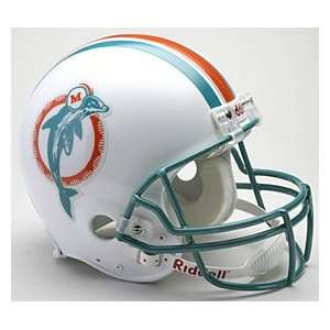   Dolphins NFL 1980 96 Throwback Pro Line Helmet: Sports & Outdoors