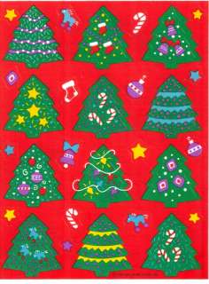 CHRISTMAS HALLMARK Assorted VINTAGE Sticker Sheets Choice PRECIOUS 