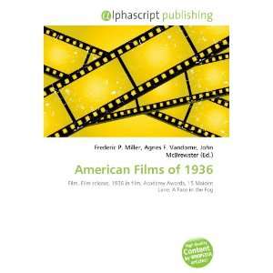  American Films of 1936 (9786134030106) Books