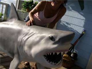 HUGE Great White Shark!  JAWS ! FISH MOUNT! 80 inch  