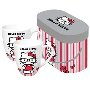   Design   Gift Set of 2 Mugs   Hello Kitty Nerd Design