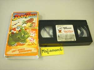 Disneys Duck Tales Lost World Wanderers VHS #759 1991 012257759037 
