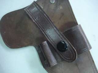 WWII ORIGINAL GERMAN WALTHER PPK PISTOL LEATHER HOLSTER  