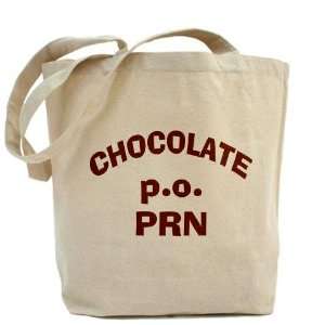  Chocolate p.o. PRN Nurse Tote Bag by  Beauty