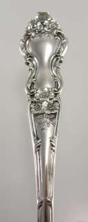 Wallace Meadow Rose Sterling Silver Fork 7 3/8 Inches  