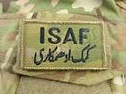 isaf afghanistan multicam patch velcro back w arabic nato security