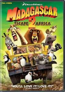 Madagascar Escape 2 Africa DVD, 2009, Sensoramtic Full Screen  