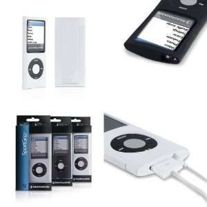   Marware Sport Grip for iPod nano 4G (White): MP3 Players & Accessories