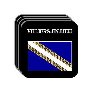 Champagne Ardenne   VILLIERS EN LIEU Set of 4 Mini Mousepad Coasters