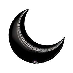  Black Crescent Moon 17 Air Filled Cup & Stick Included 