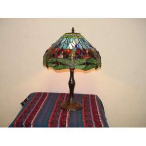  Stained Glass Lamp Blue Dragonfly: Home Improvement
