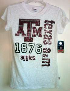 Texas A&M University Aggies Womens Spotted Soffe T Shirt  