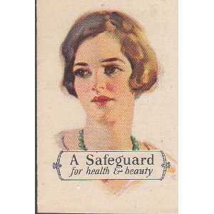 Safeguard for Health & Beauty 1927 Postum Co. Illustrated Advertsing 