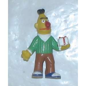  Vintage Pvc Figure  Sesame Street Christmas Bert 