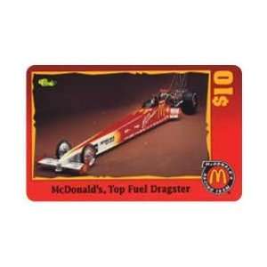   Card $10. McDonalds 1996 Top Fuel Dragster (#8 of 10) Racing Team