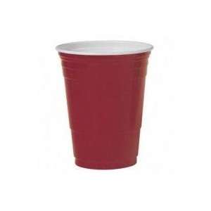  SOLO Plastic Party Cold Cups, 16 Ounces, Red, 50 Per Pack 