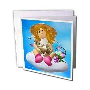 Little Angel Easter   Easter Angel 1   Greeting Cards 6 Greeting Cards 
