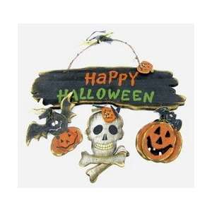  Halloween Decorations sign happy halloween 13.5lx15h 