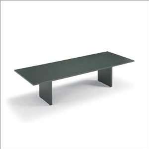   Mold Rectangle Top Conference Table with Slab Base