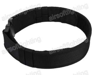 Tactical Load Bearing Cambat Duty Web Belt Black A  