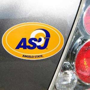  NCAA Angelo State Rams Oval Magnet