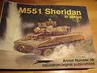 US Army M551 Sheridan in Action Tank Armour Squadron Signal Reference 
