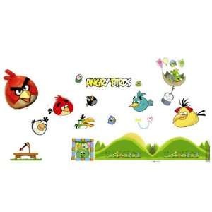 Angry Birds II  Loft 520 Kids Nursery Home Decor Vinyl Mural Art Wall 