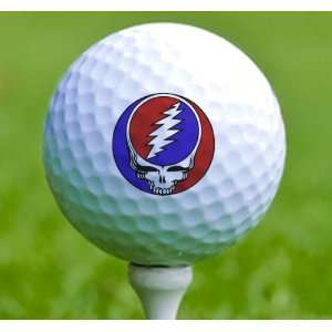  3 x Rock n Roll Golf Balls Greatful Dead: Musical 