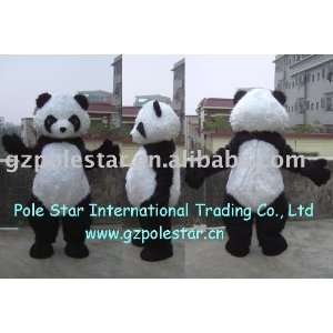   mascot costume long fur fat panda costumes animal mascot costumes