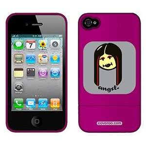  Smiley World Goth on Verizon iPhone 4 Case by Coveroo 