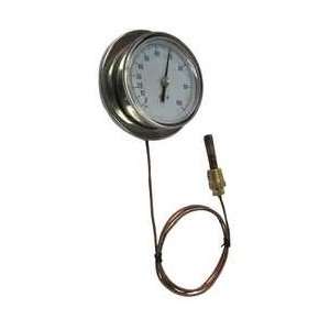 Industrial Grade 13G230 Panel Mount Thermometer, 30 to 240 F  