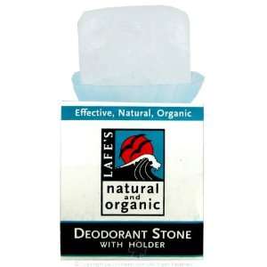   Organic Deodorant Stone Fragrance Free 3 oz: Health & Personal Care