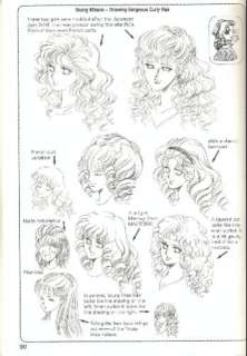 Young Misses   Drawing Gorgeous Curly Hair
