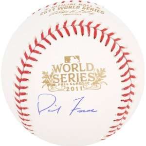  David Freese Autographed Baseball  Details St. Louis 