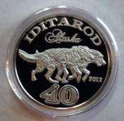 Newest Release Iditarod 40 Official Alaska 2012 Medallion 1 Oz Silver 