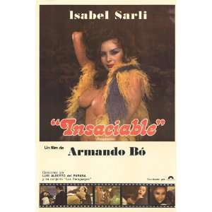  Insatiable (1976) 27 x 40 Movie Poster Argentine Style A 