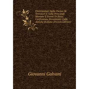   Colle Antiche Italiane (French Edition): Giovanni Galvani: Books