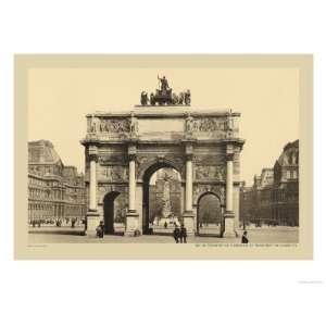 Carousal Triumphal Arch and Monument Gambetta Giclee Poster Print by 