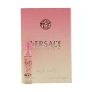  VERSACE BRIGHT CRYSTAL by Gianni Versace EDT VIAL ON CARD 