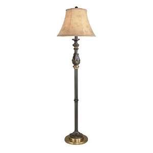  Heirloom Antique Brass Finish Floor Lamp