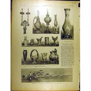   Russia Alexander Antique Vase Pottery French Print: Home & Kitchen